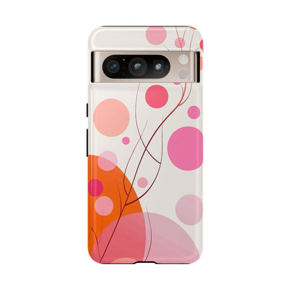 Blush Bloom – Abstract Floral Phone Case for iPhone, Samsung & Pixel