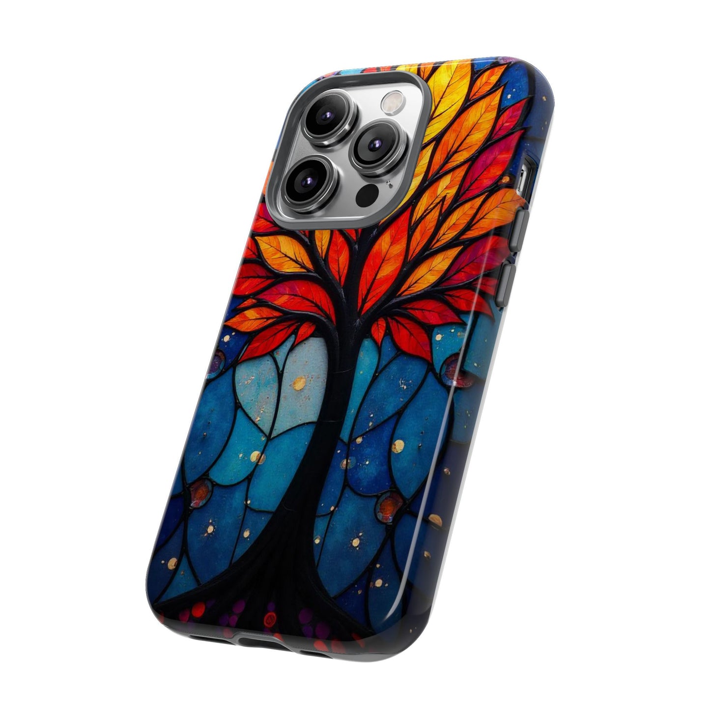 Stained Glass Tree: A Burst of Vibrant Elegance