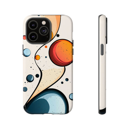 Solar Drift – Abstract Orbital Phone Case for iPhone, Samsung & Pixel