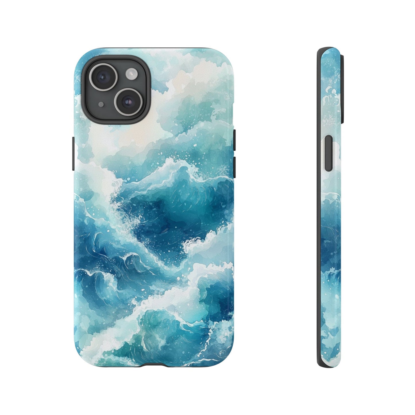 Tidal Tranquility Watercolor Phone Case for iPhone, google Pixel & Samsung
