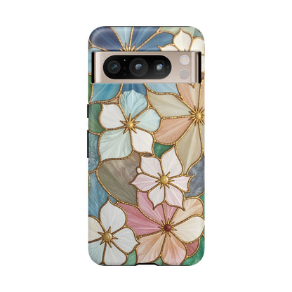 Floral Symphony: Stained Glass Elegance
