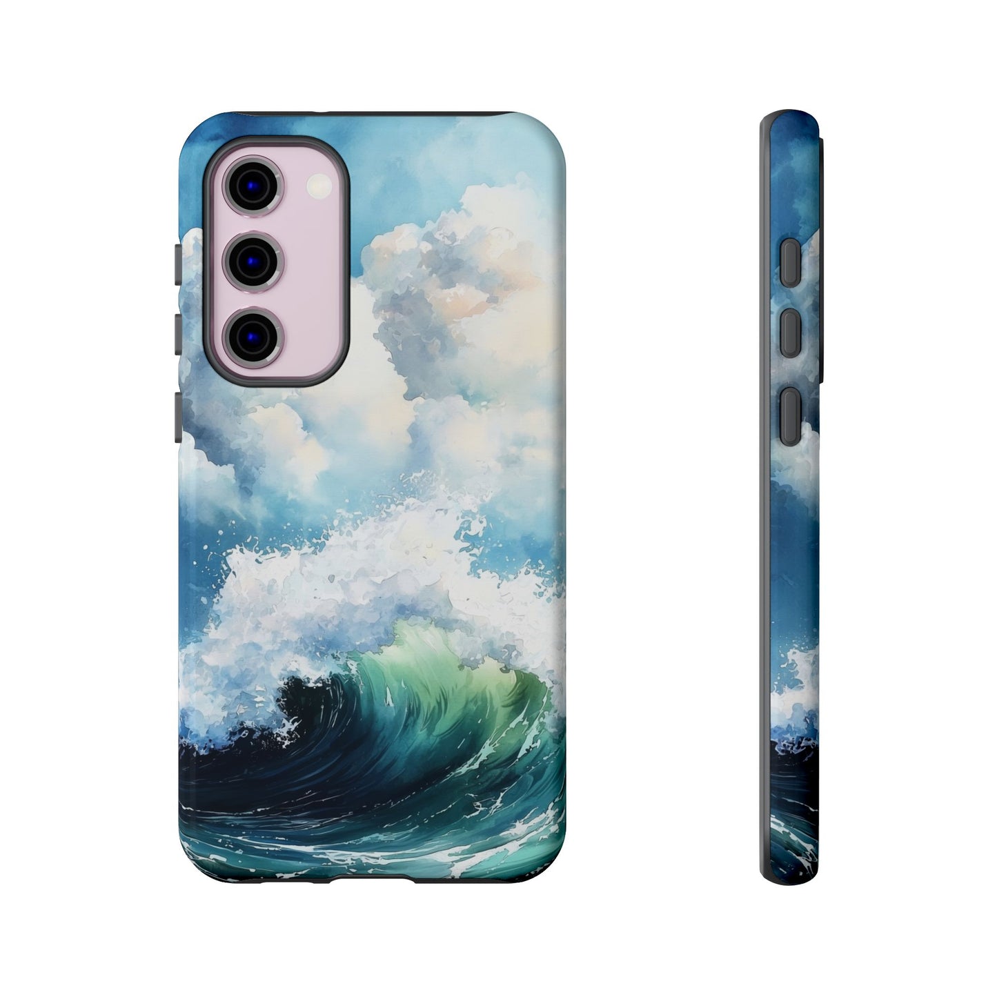 Pastel Wave Dream Watercolor Phone Case for iPhone, google Pixel & Samsung