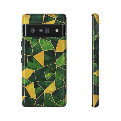 Intricate Turtle Shell Mosaic Phone Case for iPhone, Samsung & Google Pixel