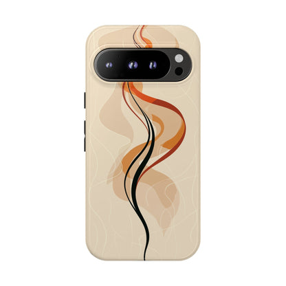 Feminine Flame: Abstract Grace Phone Case for iPhone, Samsung & Pixel