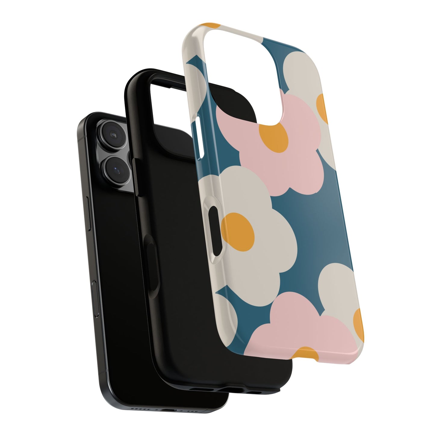 Retro Floral Phone Case – Vintage Aesthetic for iPhone, Samsung & Google Pixel