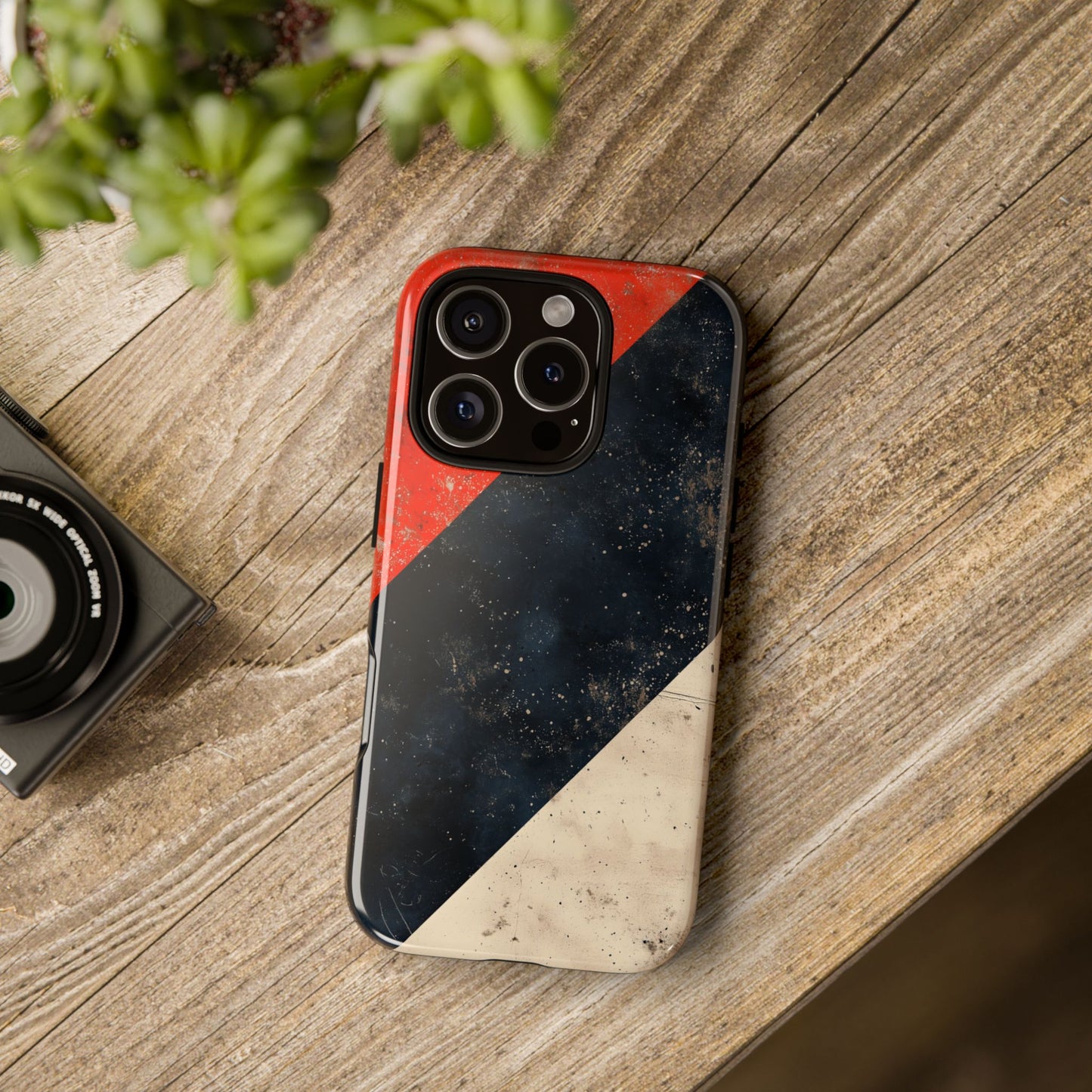 Urban Grit – Grunge Stripe Abstract Phone Case for iPhone, Samsung & Pixel