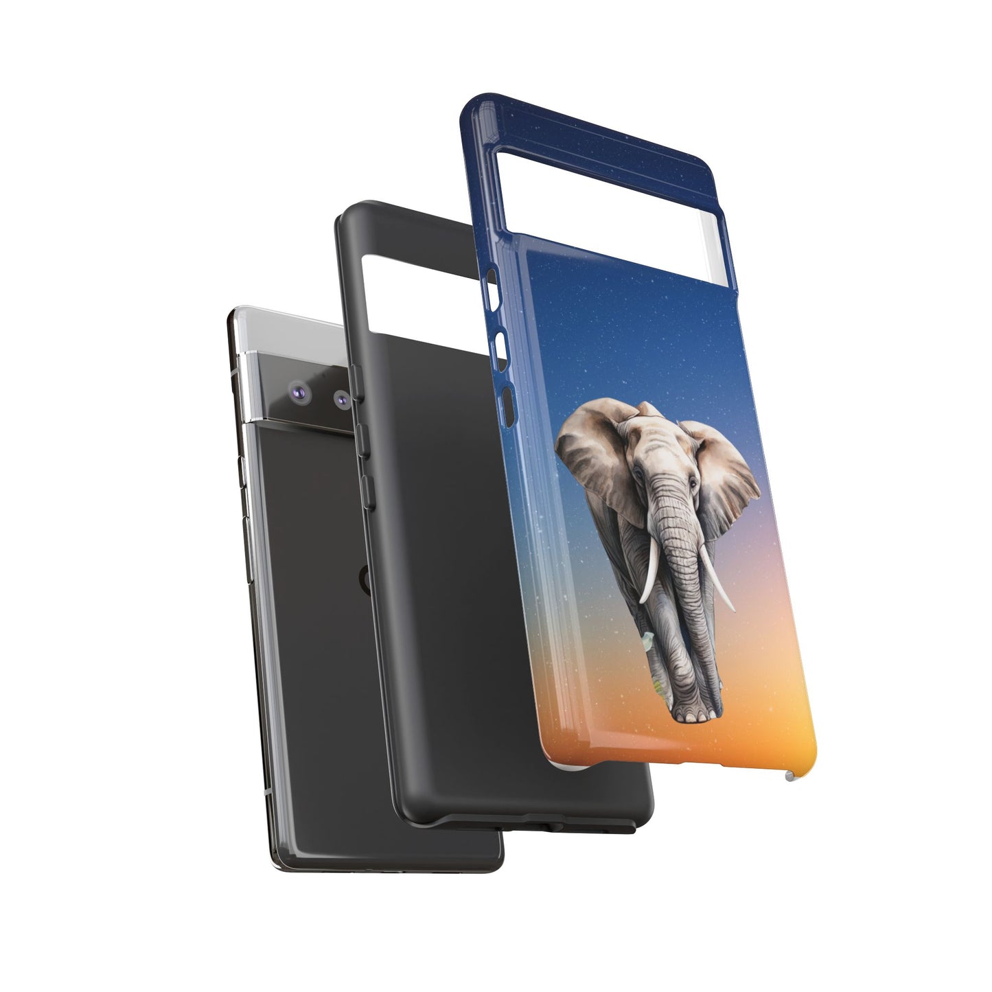 Celestial Elephant Mobile Cover – Dreamy Night Sky Aesthetic