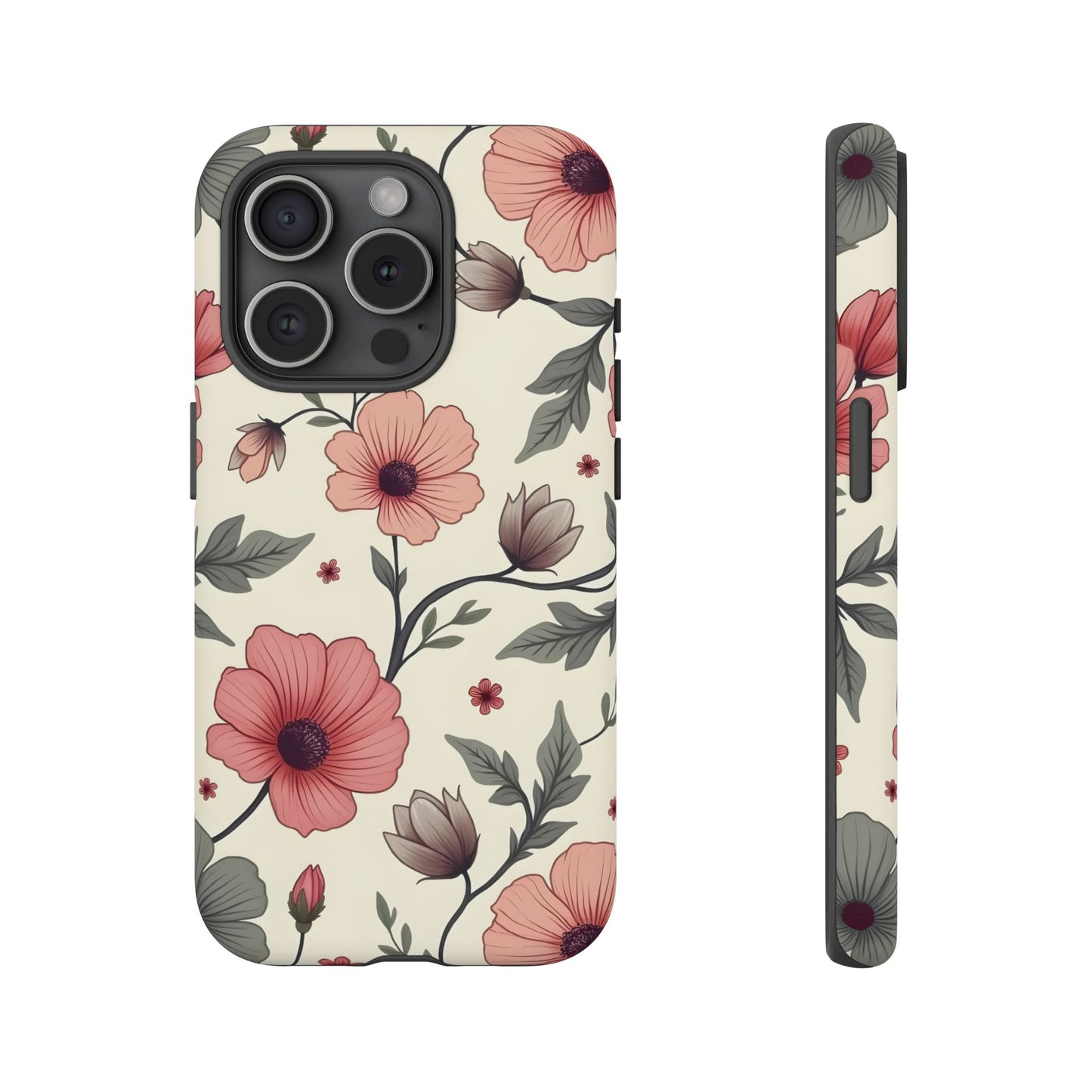 Floral Iphone Case, Botanical Pattern Design