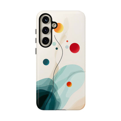 Cosmic Citrus Flow – Abstract Art Phone Case  for iPhone, Samsung & Pixel