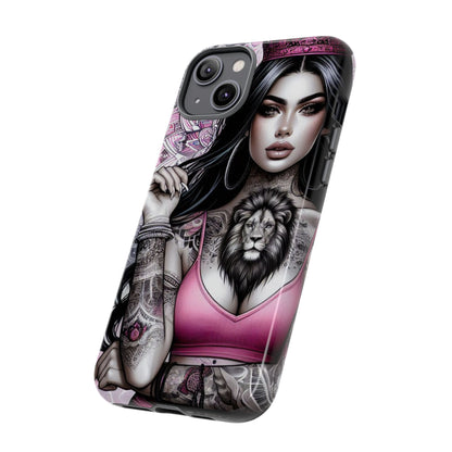 Queen of the Jungle – Regal Tattooed Goddess Mobile Cover