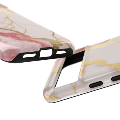Beautiful Pink Minimal Marble Case Design