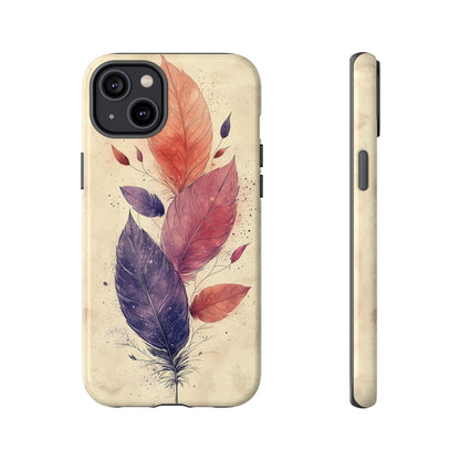 Boho Feather Bloom Phone Case for iPhone, Pixel & Samsung