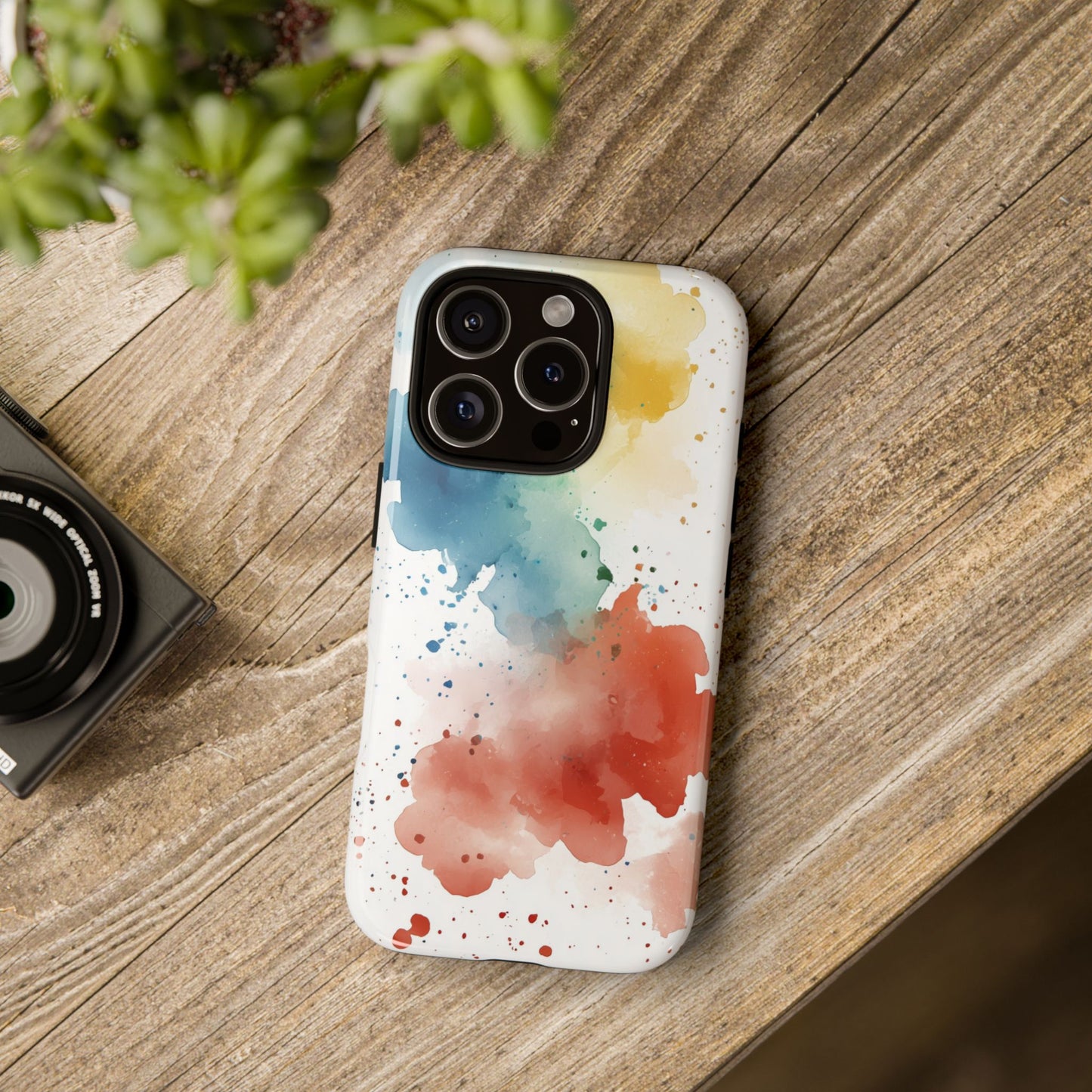 Colorburst Cloud Watercolor Phone Case for iPhone, google Pixel & Samsung