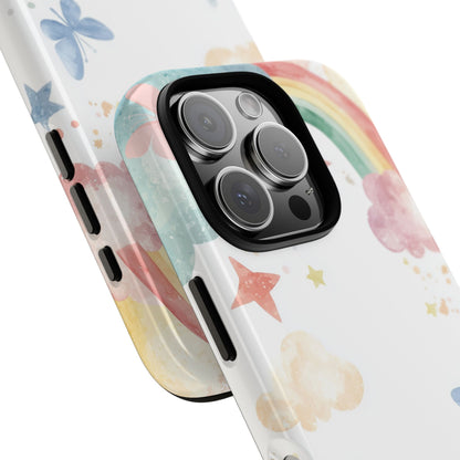 Dreamy Skies & Rainbows Watercolor Phone Case for iPhone, google Pixel & Samsung