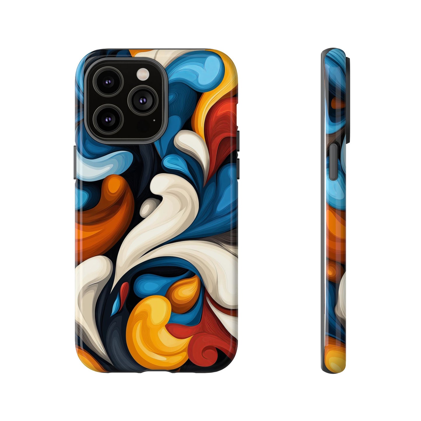 ColorSurge – Bold Fluid Abstract  Phone Case for iPhone, Samsung & Pixel