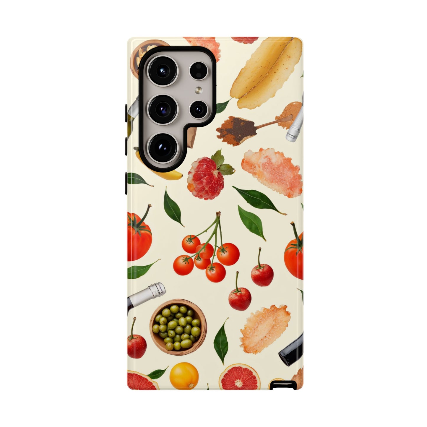 Fresh Fruits & Veggies Pattern Phone Case
