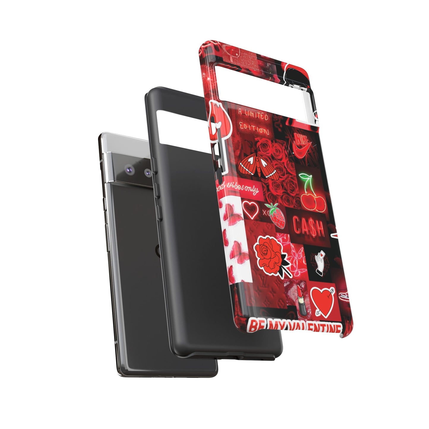 Red Pop Art Neon Vibes Phone Case