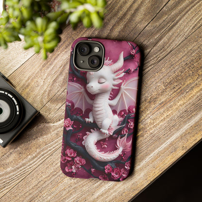 Whimsical 3D Relief Artwork Of A Cute Dragon phone case design