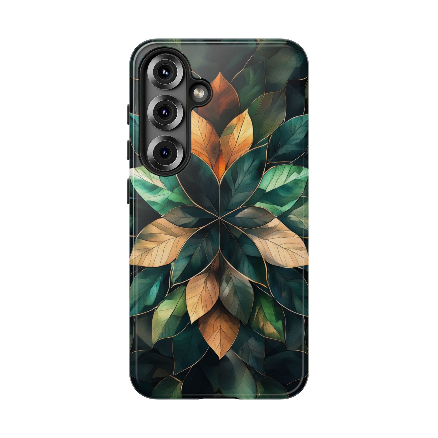 Golden Harmony Leaf Phone Case for iPhone, Samsung & Google Pixel