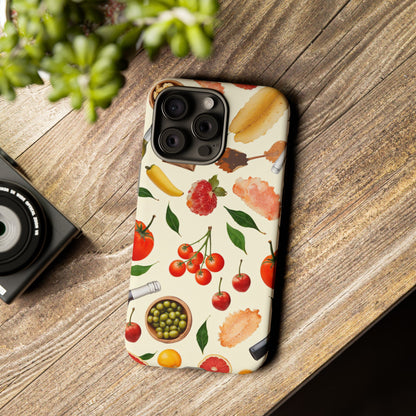 Fresh Fruits & Veggies Pattern Phone Case