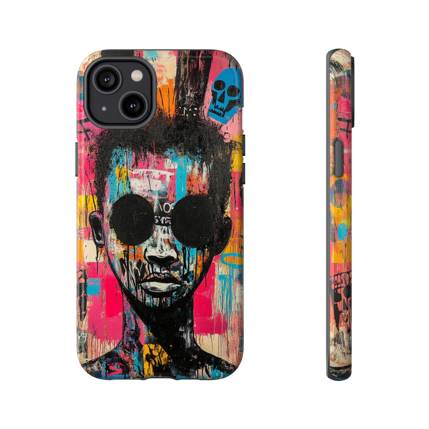 Basquiat Street Art Phone Case – Artistic Phone Protection - iPhone, Samsung & Google Pixel Cover - Artistic Painting Case,  Art Lover Gift