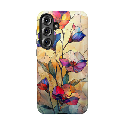 Pastel Garden – Dreamlike Stained Glass Phone Case for iPhone, Samsung & Pixel
