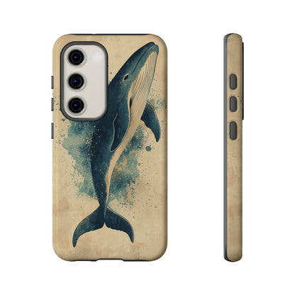 Ocean Majesty: Watercolor Whale Case for iPhone, Samsung & Pixel