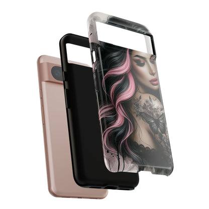 Butterfly Noir – Gothic Beauty & Inked Elegance Mobile Cover