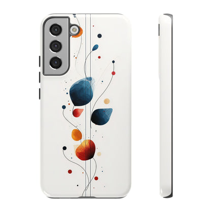 Celestial Dots Abstract Phone Case – Space-Inspired Art for iPhone, Samsung & Pixel