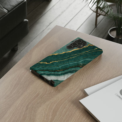 Jade Green Marble Case Design