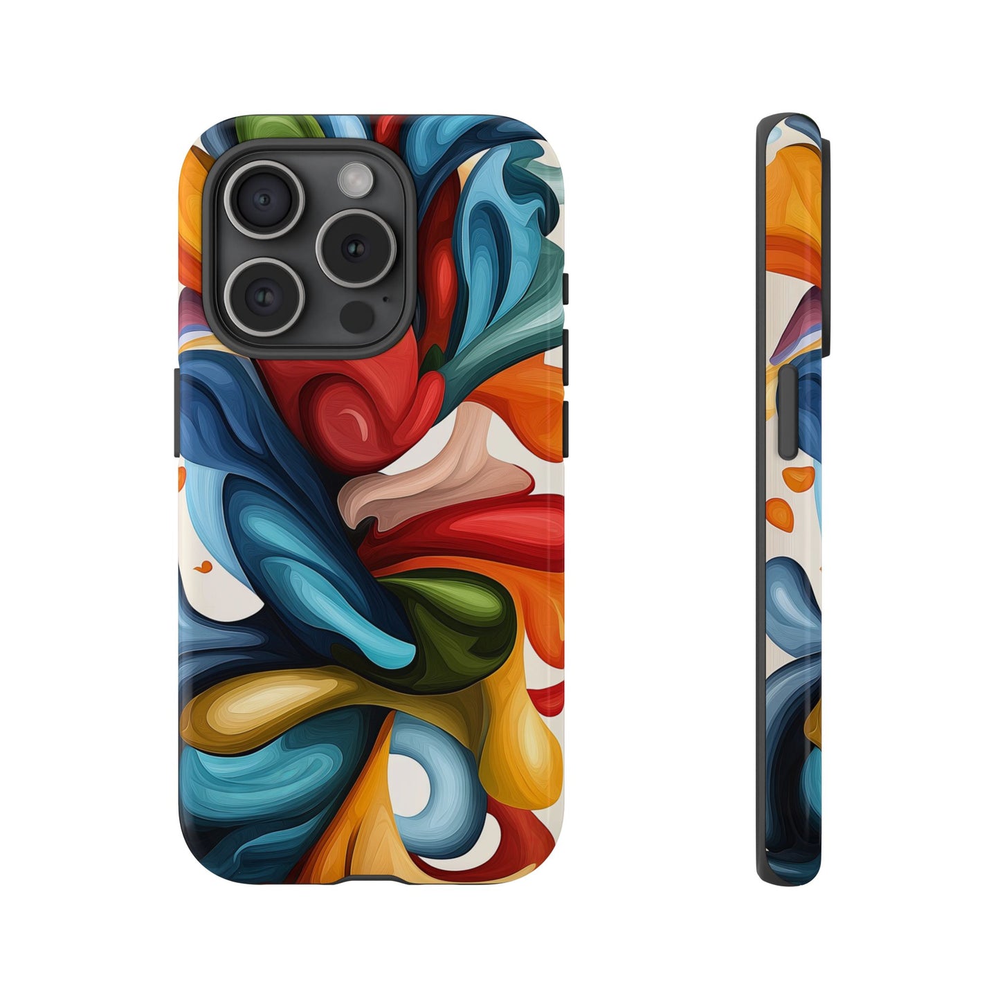 Chromatic Swirl – Abstract Expression Phone Case for iPhone, Samsung & Pixel