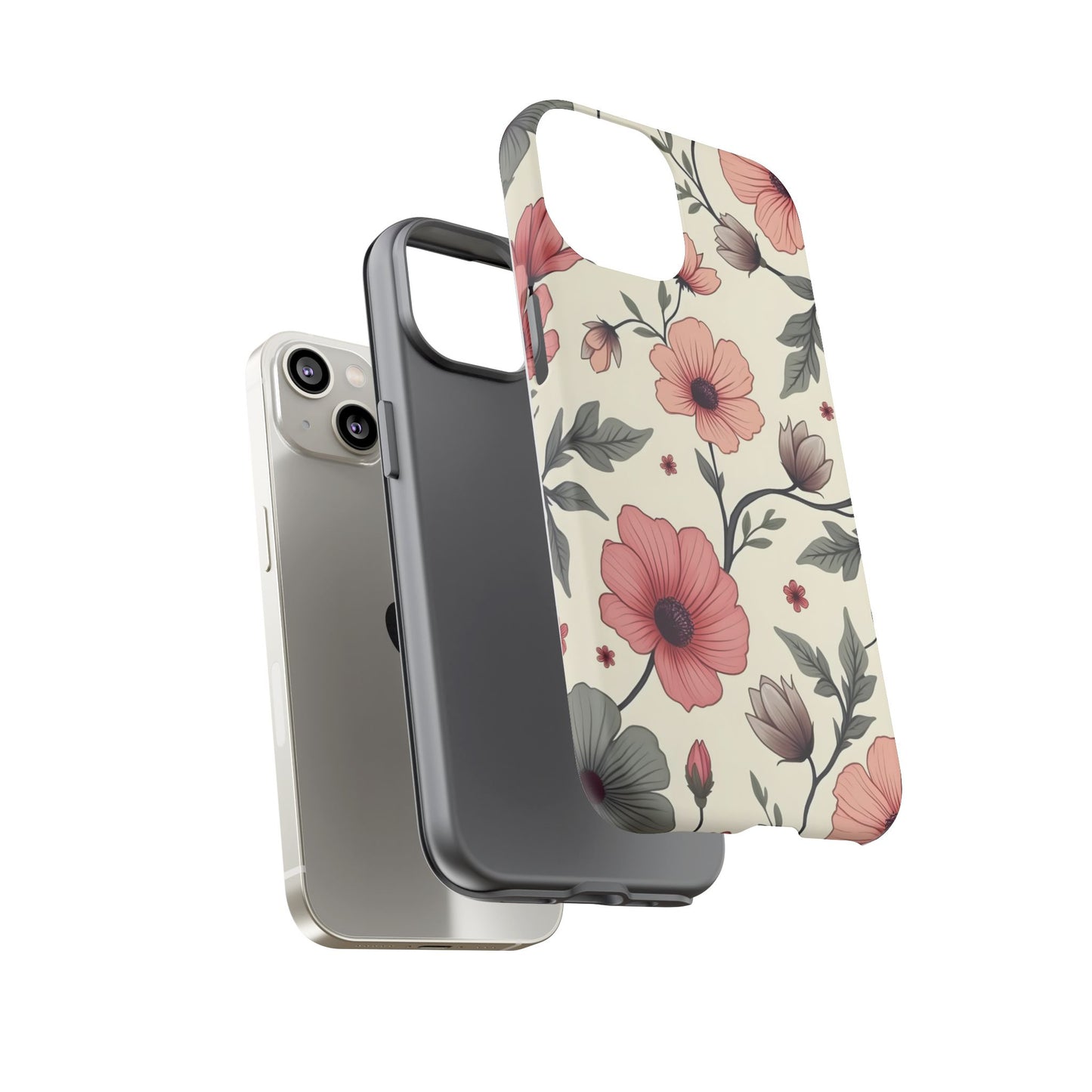 Floral Iphone Case, Botanical Pattern Design