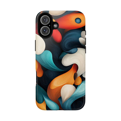Swirl Spectrum – Vibrant Abstract Phone Case for iPhone, Samsung & Pixel