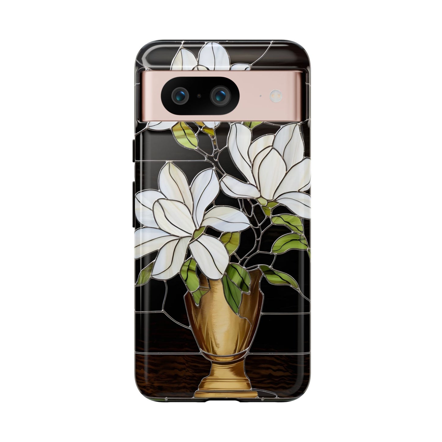 Stained Glass Floral Phone Case