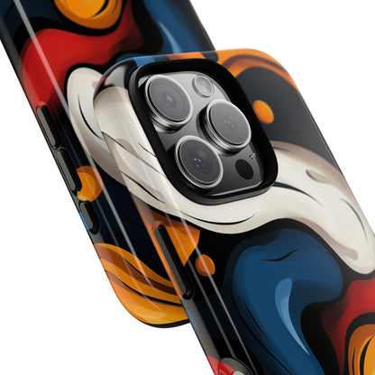 Liquid Pop Abstract Case – Bold Swirl Design for iPhone, Google Pixel & Samsung