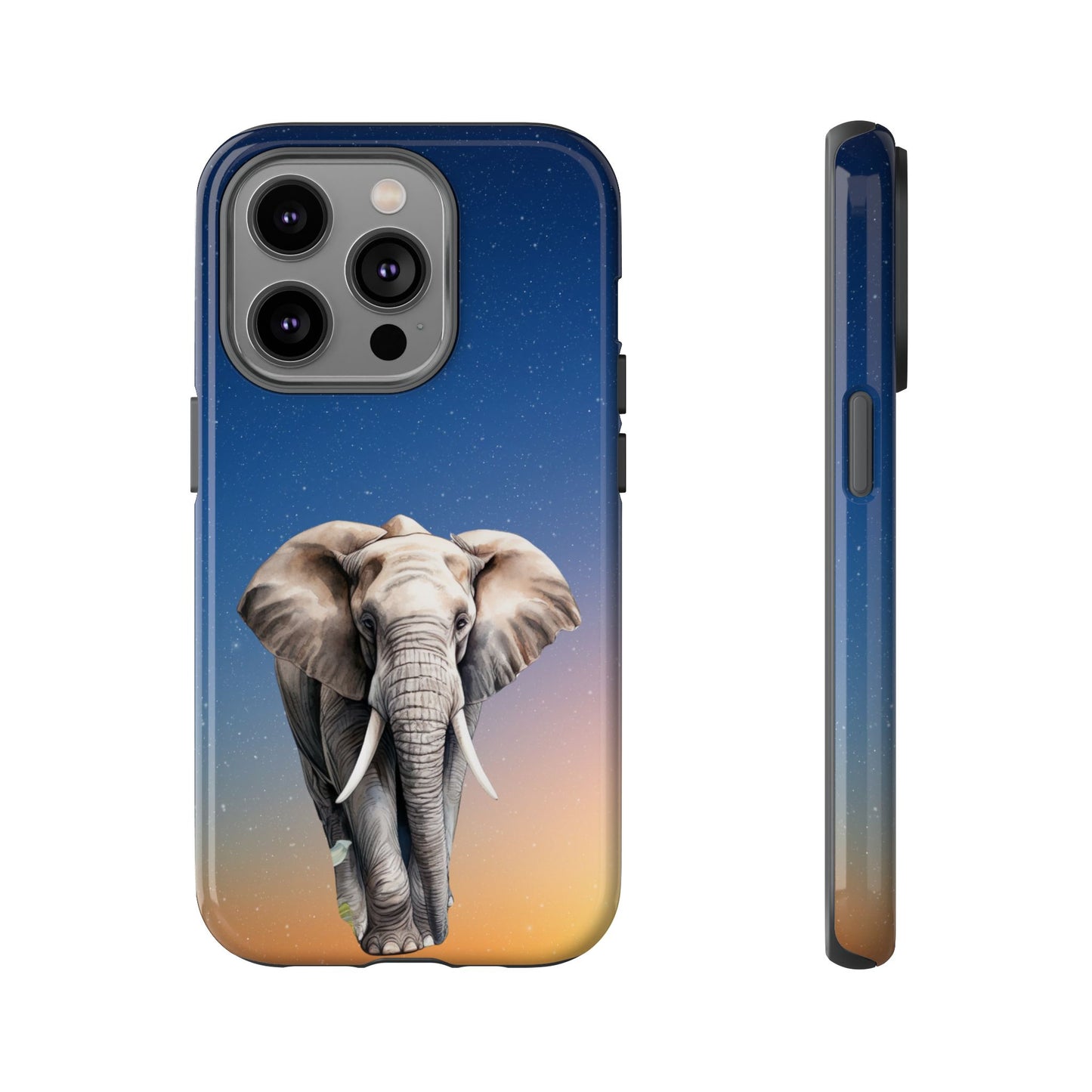 Celestial Elephant Mobile Cover – Dreamy Night Sky Aesthetic