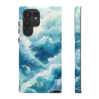 Tidal Tranquility Watercolor Phone Case for iPhone, google Pixel & Samsung