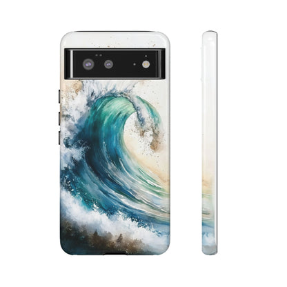 Coastal Calm Watercolor Phone Case for iPhone, google Pixel & Samsung