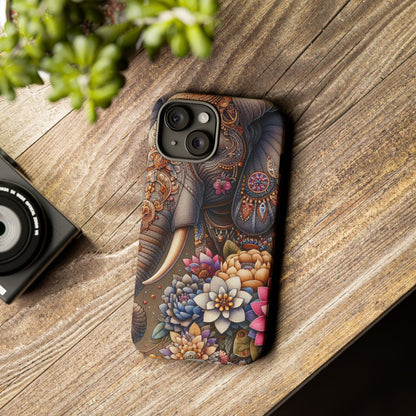 Royal Ornate Elephant Mobile Cover – Luxurious Bohemian Art