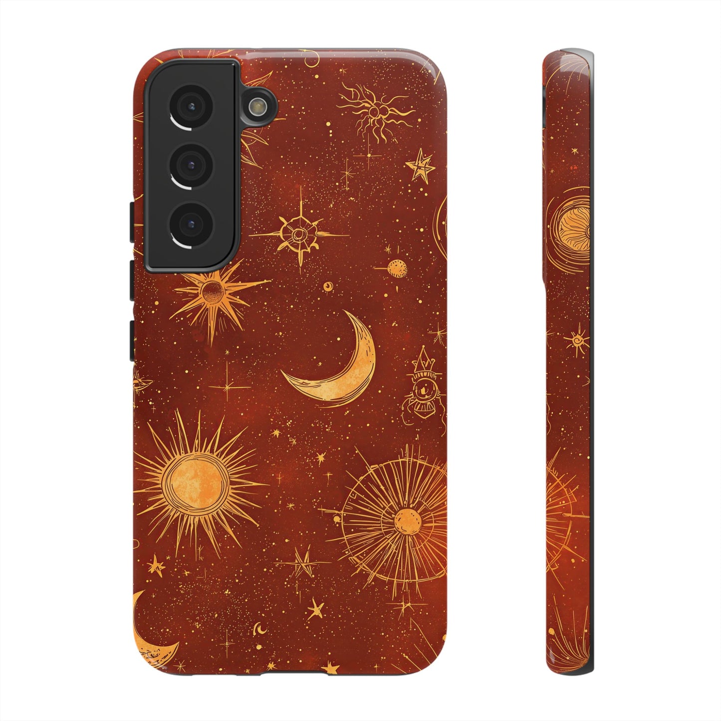Terracotta Celestial Dreams Boho Phone Case for iPhone, Pixel & Samsung