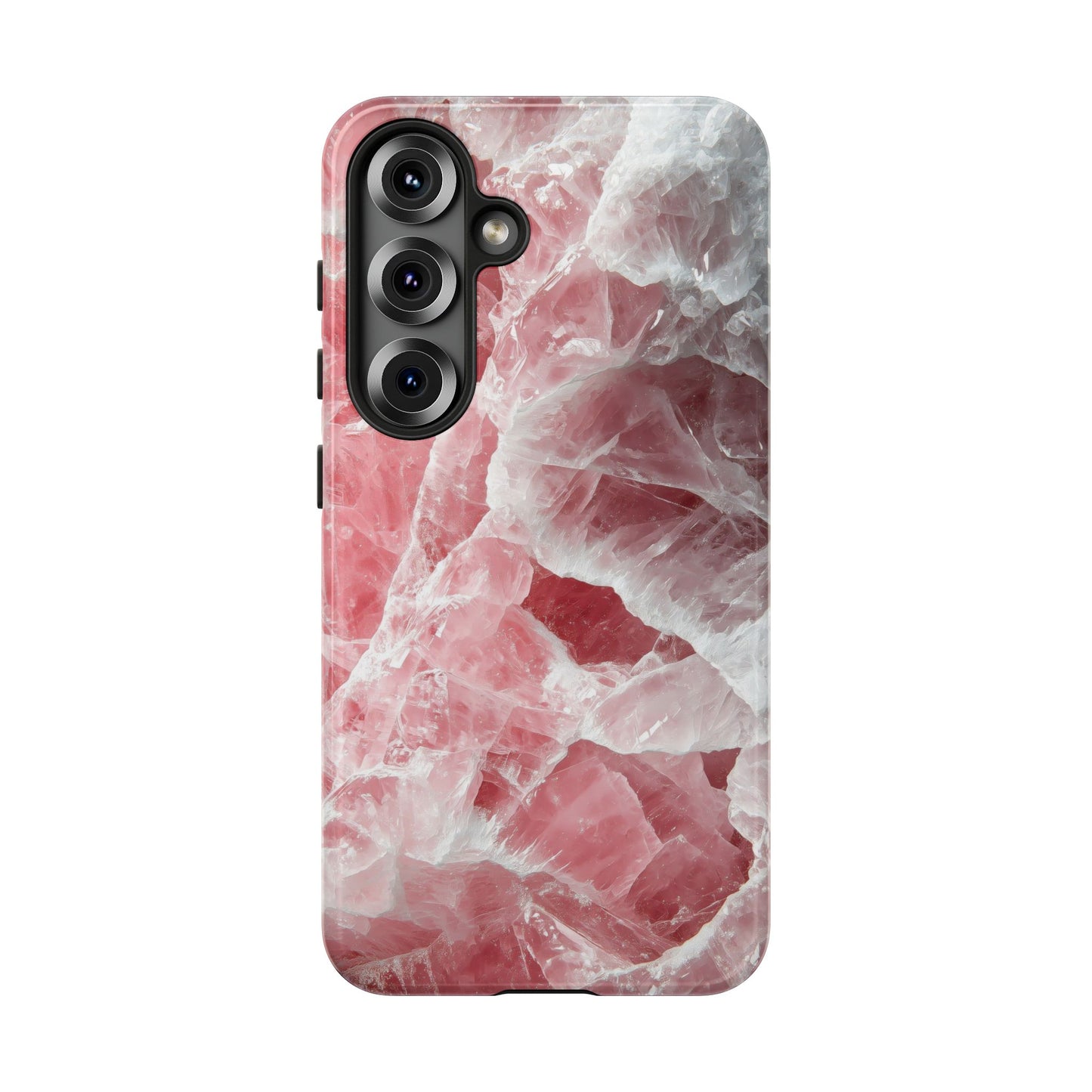 Rose Quartz Crystal Phone Case for iPhone, Samsung & Google Pixel