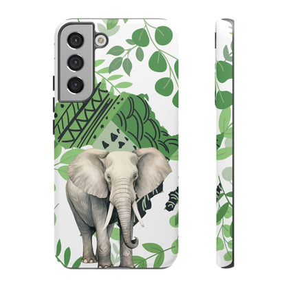 Tropical Elephant Mobile Cover – Nature-Inspired Boho Art