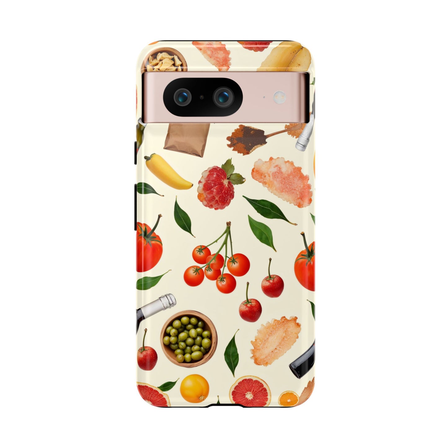 Fresh Fruits & Veggies Pattern Phone Case