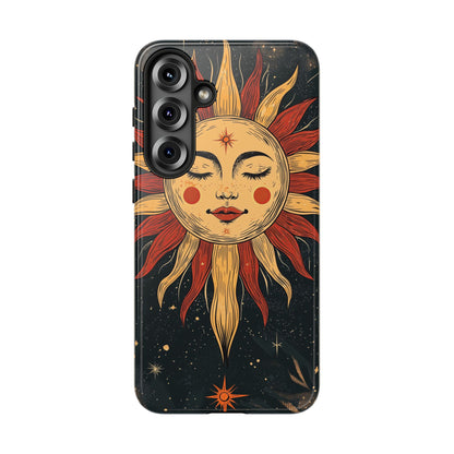 Boho Cosmic Sun Phone Case for iPhone, Pixel & Samsung