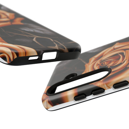 Midnight Gold Rose Mobile Case
