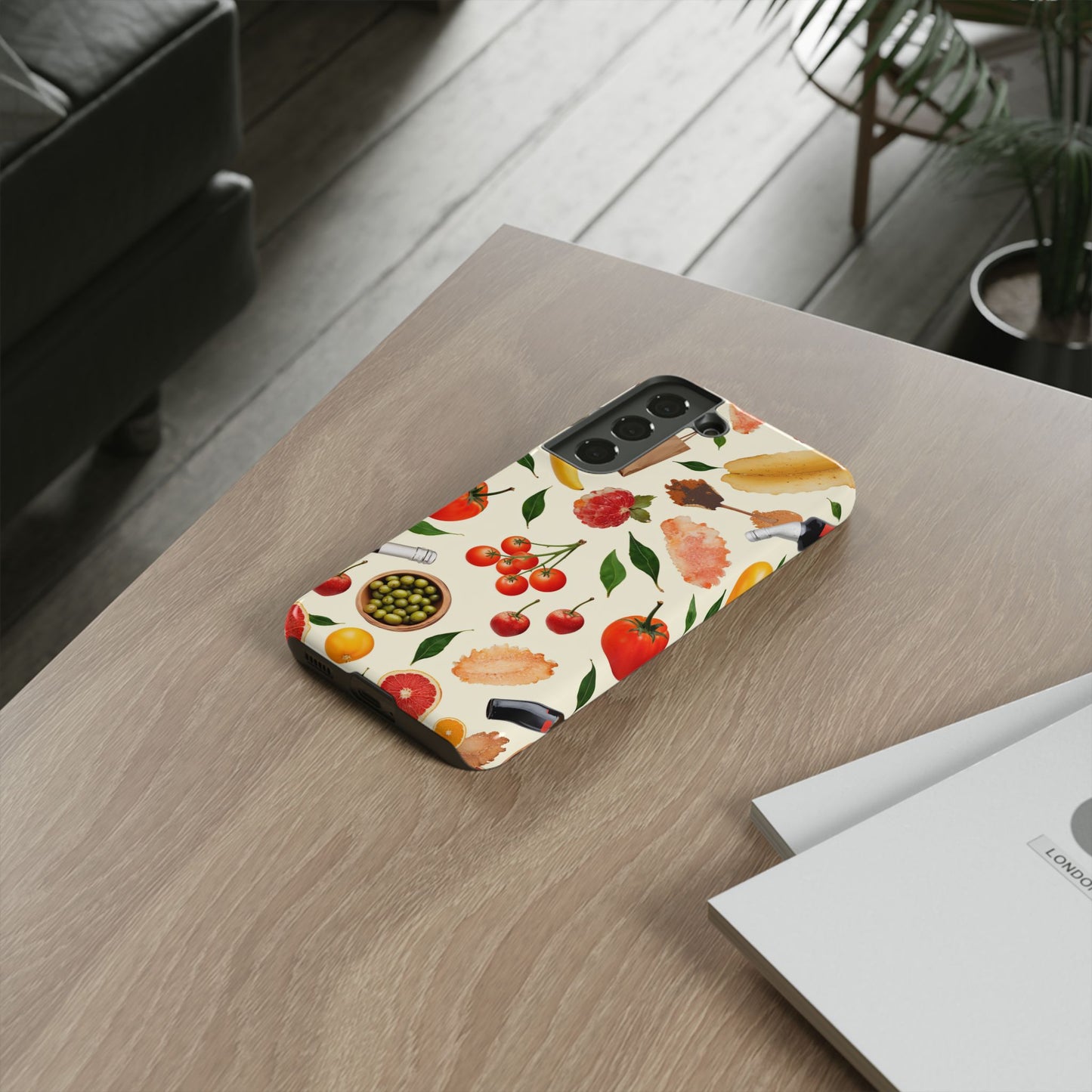 Fresh Fruits & Veggies Pattern Phone Case
