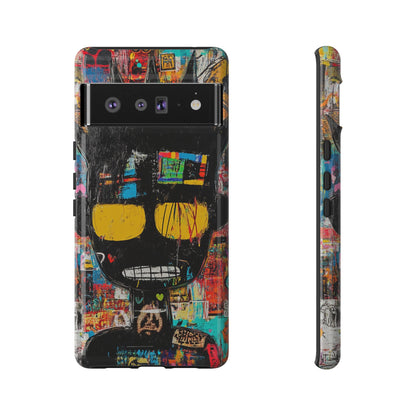 Jean-Michel Basquiat Phone Case – Contemporary Art Design - iPhone, Samsung & Google Pixel Cover - Artistic Painting Case,  Art Lover Gift