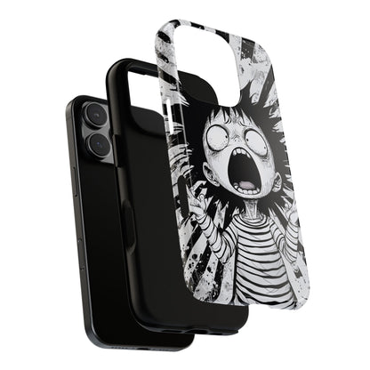 Maximum Panic Mode | Scream Kid Art  Phone Case for iPhone, Samsung & Pixel