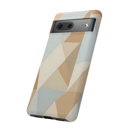 Neutral Geometrical Triangular Abstract Pattern