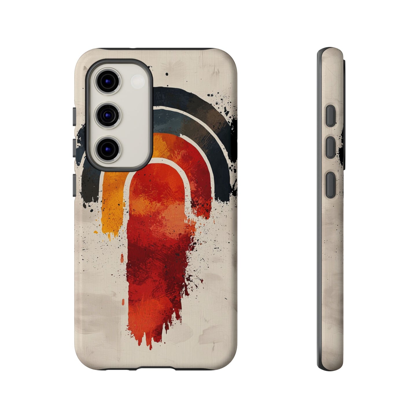 Boho Retro Splash Rainbow Phone Case for iPhone, Pixel & Samsung